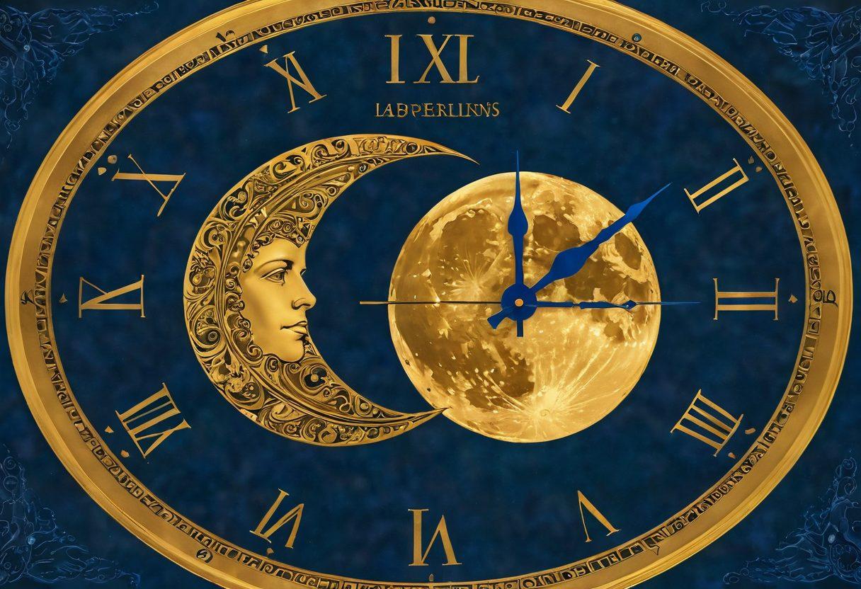 A visually captivating time-lapse montage featuring iconic historical events and dates, such as the moon landing, signing of the Declaration of Independence, and the fall of the Berlin Wall. Incorporate a swirling clock element to symbolize the passage of time, with glowing numbers representing significant years. A rich color palette of warm golds and cool blues creates an inviting depth. surrealist. vibrant colors. intricate details.